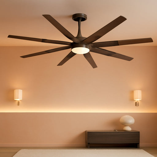 72 Inch Commercial Outdoor Ceiling Fan Brushed