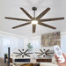 72 Inch Commercial Outdoor Ceiling Fan Brushed