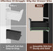 73.6" Tall Narrow Bookshelf with Drawer for Display, 19.7" Wide