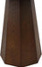 39” round Solid Wood Dining Table for 4-5 People, Modern Pedestal Small Kitchen Table Circle Tabletop with Walnut Wood Grain Finish, Saving Space, Walnut