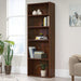Brook Cherry Modern Bookcase With Adjustable Shelves
