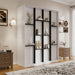 White Queen Murphy Bed With UltraIntegratedStorage