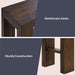 Classic Solid Wood Console Table - 56 Inch Modern Farmhouse Entryway Table - Easy Assembly Living Room Furniture for behind the Couch, Entryway, or Hallway (Brown)