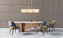 1-2330-5-60 Orleans 5-Light Island in Distressed Gold