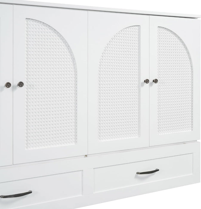QueenSize Murphy Bed With IndustrialUSBPorts System