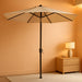 6.5X10Ft Olefin Rectangular Patio Umbrella, Beige