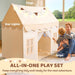 Play Tent for Kids,Indoor & Outdoor Tent with Blanket,Led Lights & Flags for Toddler,Spacious 51*35*52 Inch,Playhouse for Kids,Ideal Private Space for Reading & Play for Boys & Girls Age 3-7