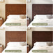 Solid Wood Full Bed Frame with Headboard, Japanese Joinery, Walnut