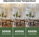 Modern Gold Chandelier 20-Light, Large Luxury round Candle Chandeliers with Acrylic Shades, 26.7" Dining Room Light Fixture for High Ceilings, Living Room, Foyer, Entryway, G9 Base