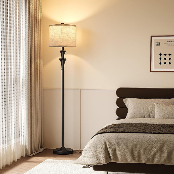 63" Floor Lamps for Living Room，Tall Standing Lamp with LED Bulb