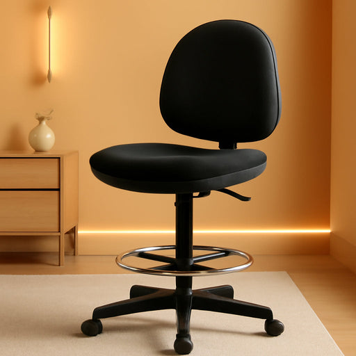 Pneumatic Adjustable Multi-Task Stool, Black