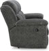 Frohn Contemporary Manual Reclining Sofa, Gray