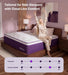 Queen Mattress 14 Inch Hybrid Mattress for Side Sleeper, Medium Plush