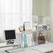 Stackable Cube Storage Organizer Clear Display Case