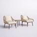 Aiello 3 Piece Rattan Seating Group with Cushions