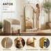 Arched Full Length Mirror, 56"X15" Gold Metal Frame Floor Mirror for Bedroom Living Room, Freestanding/Wall Mount/Leaning