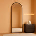 Arched Mirror Full Length,Standing Mirror,Large Floor Mirror with Stand for Wall Entryway Door Bedroom Bathroom Living Room
