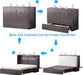 Gray Murphy Cabinet Bed Queen MultiFunctional Mattress