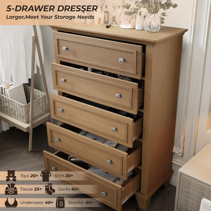 Brown Dresser Tall FortyEightInch Studio Series Collection