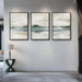 Framed Nature Landscape Canvas Triptych 24x36 Inches