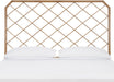 Stitch Headboard, Queen, Antique Gold