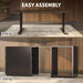 FLEXISPOT 55" Executive Standing Desk with Drawers & CPU Cabinet
