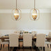 Gold Finish 4 Light Industrial Farmhouse Chandelier