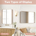 Gold Bathroom Mirrors for over Sink 24"X36" 2 Pack