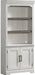 Set of 3 Wooden Bookcases in White and Oak Finish