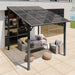 10’X 8’ Gazebo for Patio on Clearance,Hard Top Lean to Gazebo Pergola with UV Protection Roof,Large Wall-Mounted Heavy Duty Awnings for Patio, Decks, Backyard and More