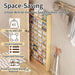 Behind Door Kids Bookshelf Solid Wood SpaceSavingDesign