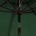 9' Outdoor Patio Umbrella, Outdoor Table Umbrella, Yard Umbrella, Market Umbrella with 8 Sturdy Ribs, Push Button Tilt and Crank
