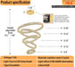 Modern Gold Ring Chandelier for High Ceiling Foyer,Large Crystal Chandelier for Staircase Villa D8''+15.7"+23.6"+31.5"+39.4"