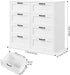 Wood Dresser for Bedroom with 8 Drawers