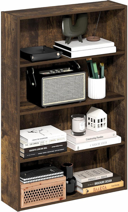 Amber Pine QuadTierStorage OpenShelf Bookshelf 6X24X35