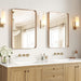 Gold Bathroom Mirrors for over Sink 24"X36" 2 Pack