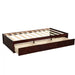 Cherry Twin Size Platform Storage Bed with 3 Drawers Storage