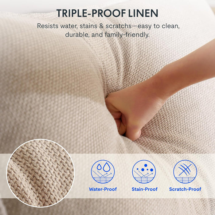 XRC7 Swivel Rocker Recliner Chair, 360° Swivel Oversized Armless Recliner with Oeko-Tex Certified Three-Proof Fabric, Award-Winning Design, Gaming Chair for Living Room Gaming Room, White