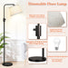 Black Dimmable Arc Floor Lamp TallStanding 1000Lumen