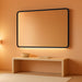 Black Wall Mirror 30x48 Inch ExplosionProof Tempered