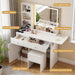 Vanity Desk With UltraBright LED Mirror Illumination