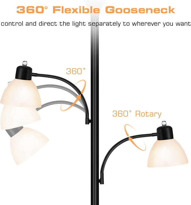 Floor Lamps for Living Room, 72" Tall Torchiere Floor Lamp