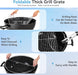 18 Inch Kettle Charcoal BBQ Grill with Wheels, Portable Charcoal Grill with Porcelain-Enameled Lid & Ash Catcher for Outdoor Cooking Barbecue Camping Picnics Tailgating, Black