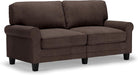 61" Linen Loveseat - Charcoal