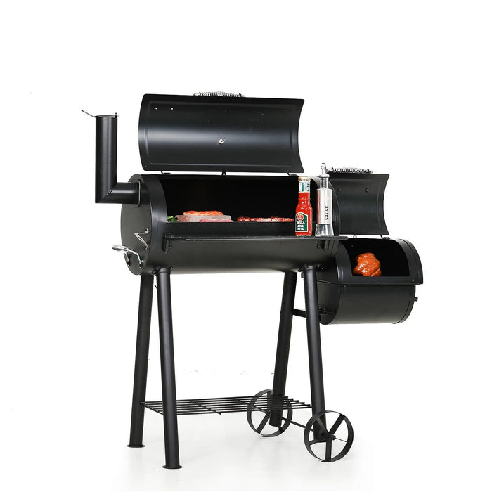 Outdoor Charcoal Grill Smoker Charcoal Barbecue Grill with Large Cooking Area