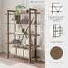Signature Design by Ashley Roanhowe Contemporary 5-Tier 71" Bookcase, Light Brown