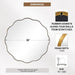 Brushed Gold round Wall Mirror 30 Inch, Brass round Bathroom Mirrors for over Sink, Anti-Rust Brass Circle Mirror for Bathroom, Entryway