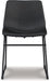 Centiar Mid Century Dining Room Bucket Chair, 2 Count, Black