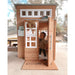 Modern Outdoor Wooden Playhouse with Picnic Table