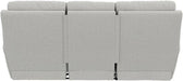 Catnapper Beige Power Reclining Sofa with Soft Fabric, Cool Gel Memory Foam, Steel Tech Frame, Pocket Coil Seating, Accent Pillows, RV Theater Comfort